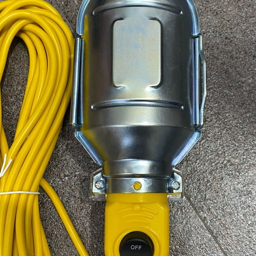 Mechanical work light with LED and 10-meter cable new