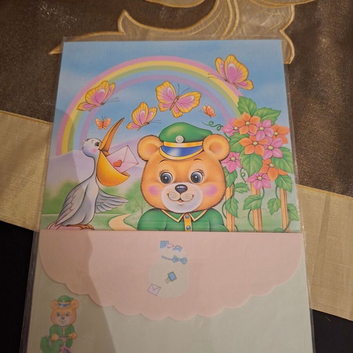 Vintage 1990s stationery set new