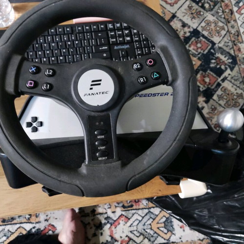 Fanatec Speedster II steering wheel like new for PS2