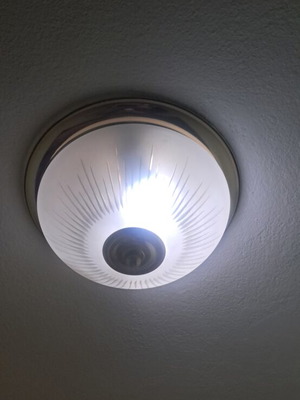 Classic ceiling light fixture plafonnier, antique bronze