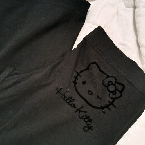 Oysho Hello Kitty sweatpants new, black, homewear