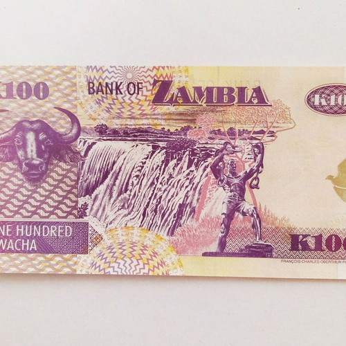Zambia 100 Kwacha 2006 uncirculated banknote new