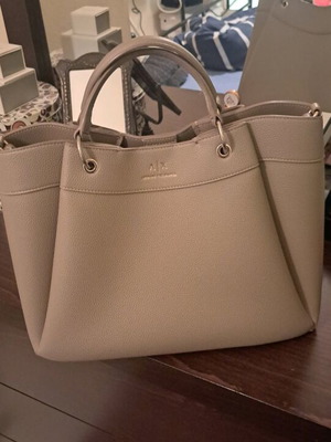Armani Exchange large handbag in taupe color new