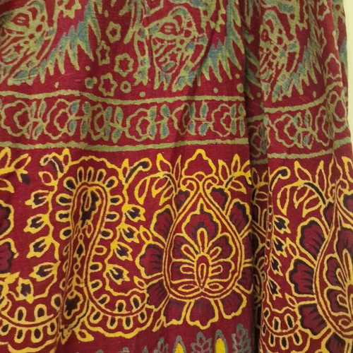 Boho skirt used, colorful, size small