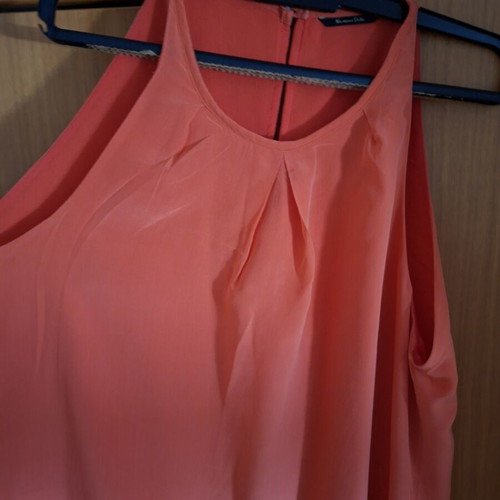 Massimo Dutti coral dress Medium like new, lined, knee-length