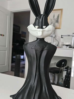 Bugs Bunny figure in Bruce Wayne style 30 cm like new