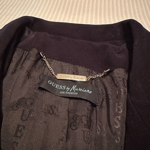 Guess black coat jacket like new, size 42