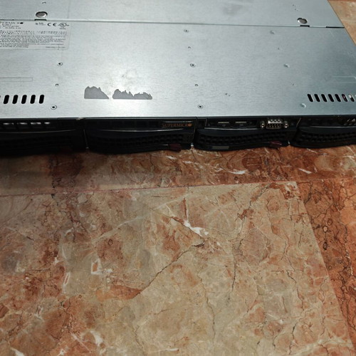 Supermicro 5017C-MTRF server used, 16GB ECC RAM, Xeon E3-1270, no hard drive