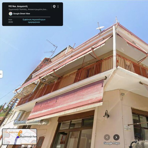 Corner building with commercial space and residence in Emmanouil Pappas Serres