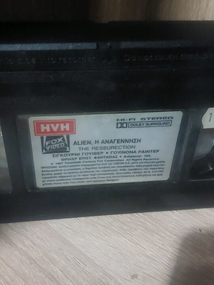 Alien: The Resurrection VHS used, sci-fi horror thriller