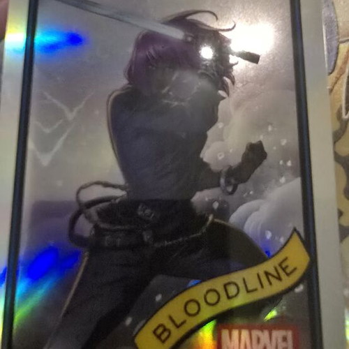Bloodline Topps Chrome Marvel card like new