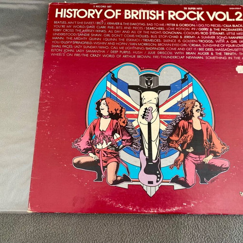 History Of British Rock Vol. 2 Double Vinyl Like New