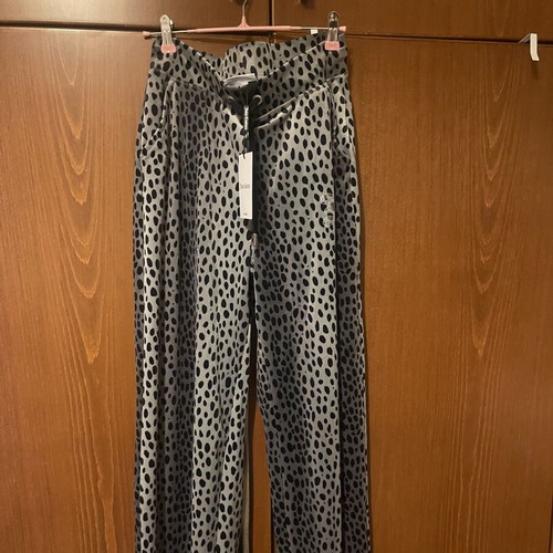 Juicy Couture Grey Leopard Velvet Set New XS Size