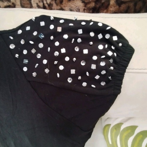 Swarovski party dress like new, black, Posare, size M