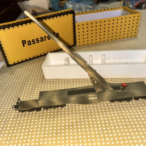 Lima H0 30 3500 Leopold railway gun model used