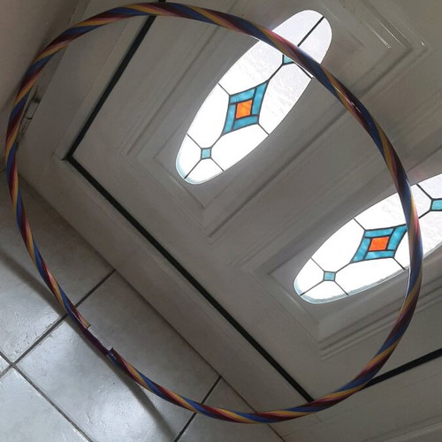 Hula Hoops new, set of 2 large multicolor