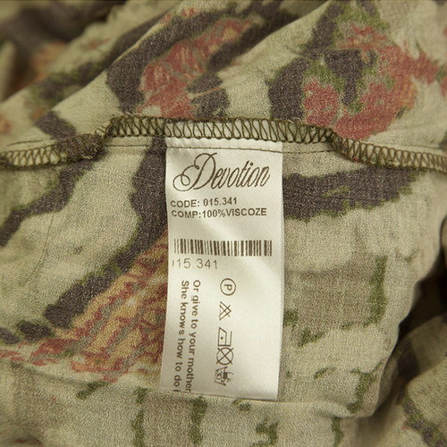 Devotion multicolor long dress used, size S
