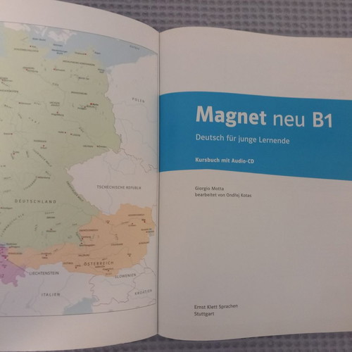 Magnet neu B1 student book used with audio CD