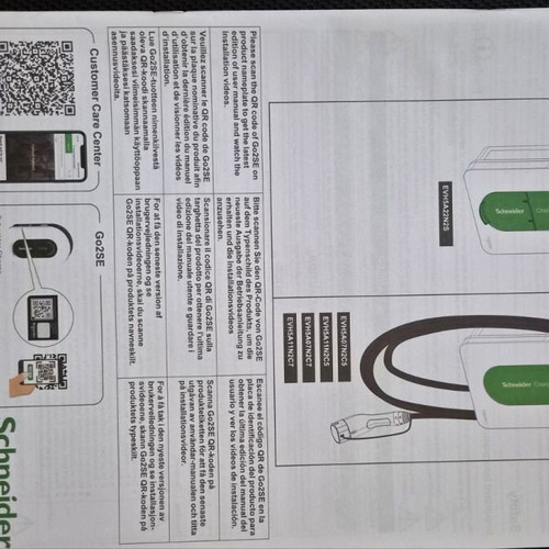 Schneider Charge home charger 7.4/11/22KW 1P/3PN T2S