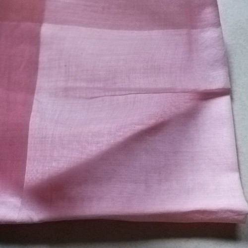 Pocket handkerchief for suit pink used, thin fabric