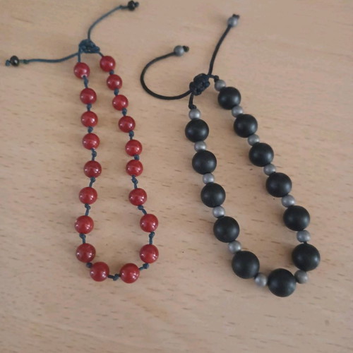 Handmade bracelets like new set