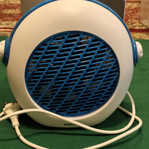 Eurolamp Warm Cloud 2000W table fan heater, white/blue