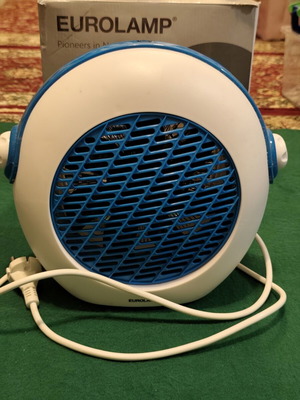 Eurolamp Warm Cloud 2000W table fan heater, white/blue