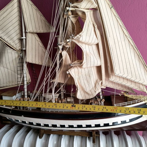 Wooden ship Greek handmade like new