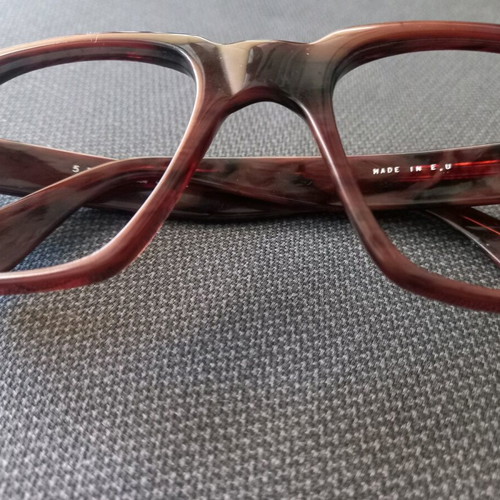 LODA 559 vintage handmade eyeglass frame new brown