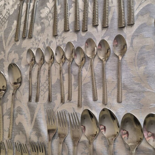 Vintage Granada cutlery set used, 49 pieces, stainless steel 18/10