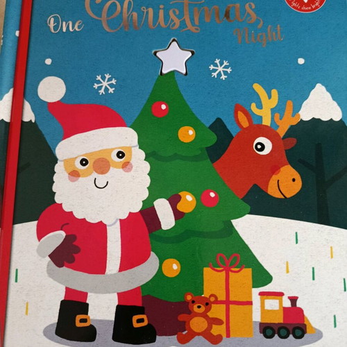 Children's book like new in English with light-up star