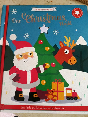 Children's book like new in English with light-up star