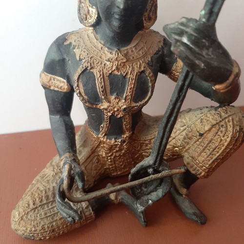 Traditional stone decorative statue from Thailand, like new