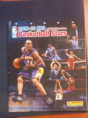 2009-10 NBA Basketball Stars sticker album like new