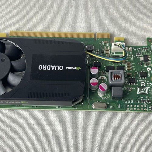 NVIDIA Quadro K620 2GB DDR3 PCIe graphics card used, Dell workstation GPU CAD DVI DisplayPort