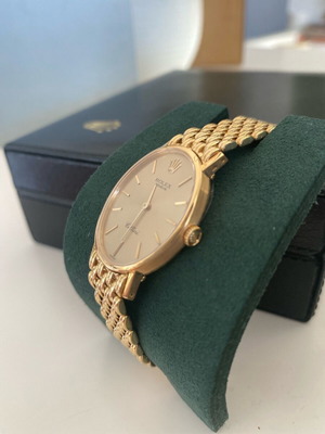 Rolex Cellini γυναικείο ρολόι από κίτρινο χρυσό σαν καινούργιο