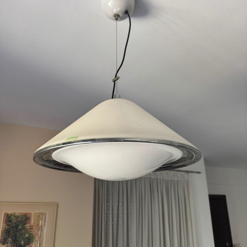 Space Age Harvey Guzzini "Elpis" ceiling light set, 1970s