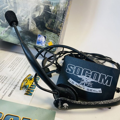 Socom US Navy Seals PS2 game with headset, used, English