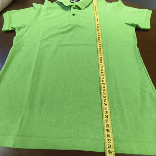 Dewberry green short-sleeve polo shirt XL 170cm like new, cotton