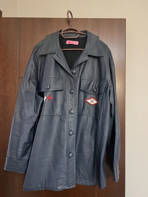 Πουκαμίσιος δερμάτινος Karavan μπλε σαν καινούργιος