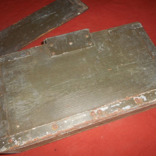Wooden British Army WWII 1945 Ammo Box used