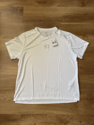 Nike Dri-FIT Air men's running t-shirt new, white, XXL