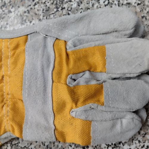 Work gloves reinforced set of 3 pieces