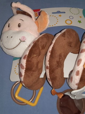 Baby plush spiral giraffe new