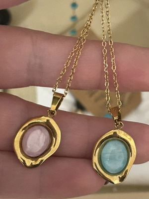 Steel necklace new