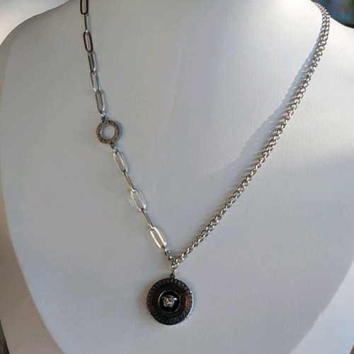 Steel Necklace New Silver