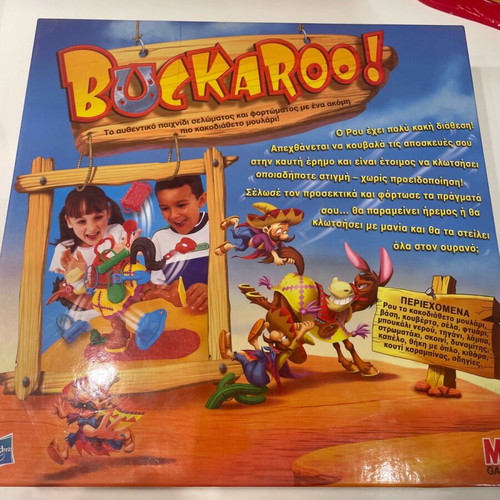 Buckaroo kids game like new, missing 2 luggage and instructions