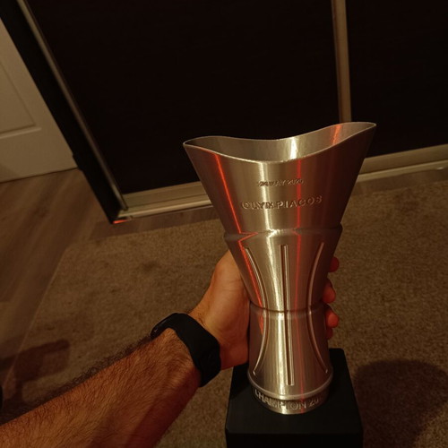 Olympiacos Euroleague trophy new, 27cm, 3D printed official replica