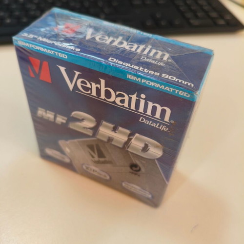 Verbatim MF2HD 3.5'' floppy disks pack of 10 sealed, like new