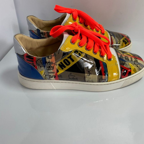Christian Louboutin leather sneakers multicolor like new, size 37